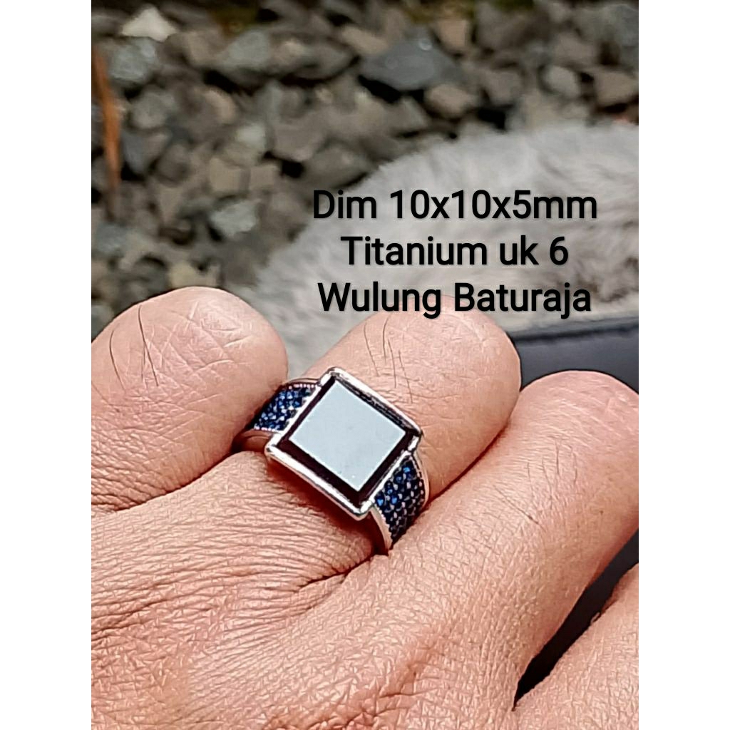 Natural Kecubung wulung hitam Baturaja, asli alami