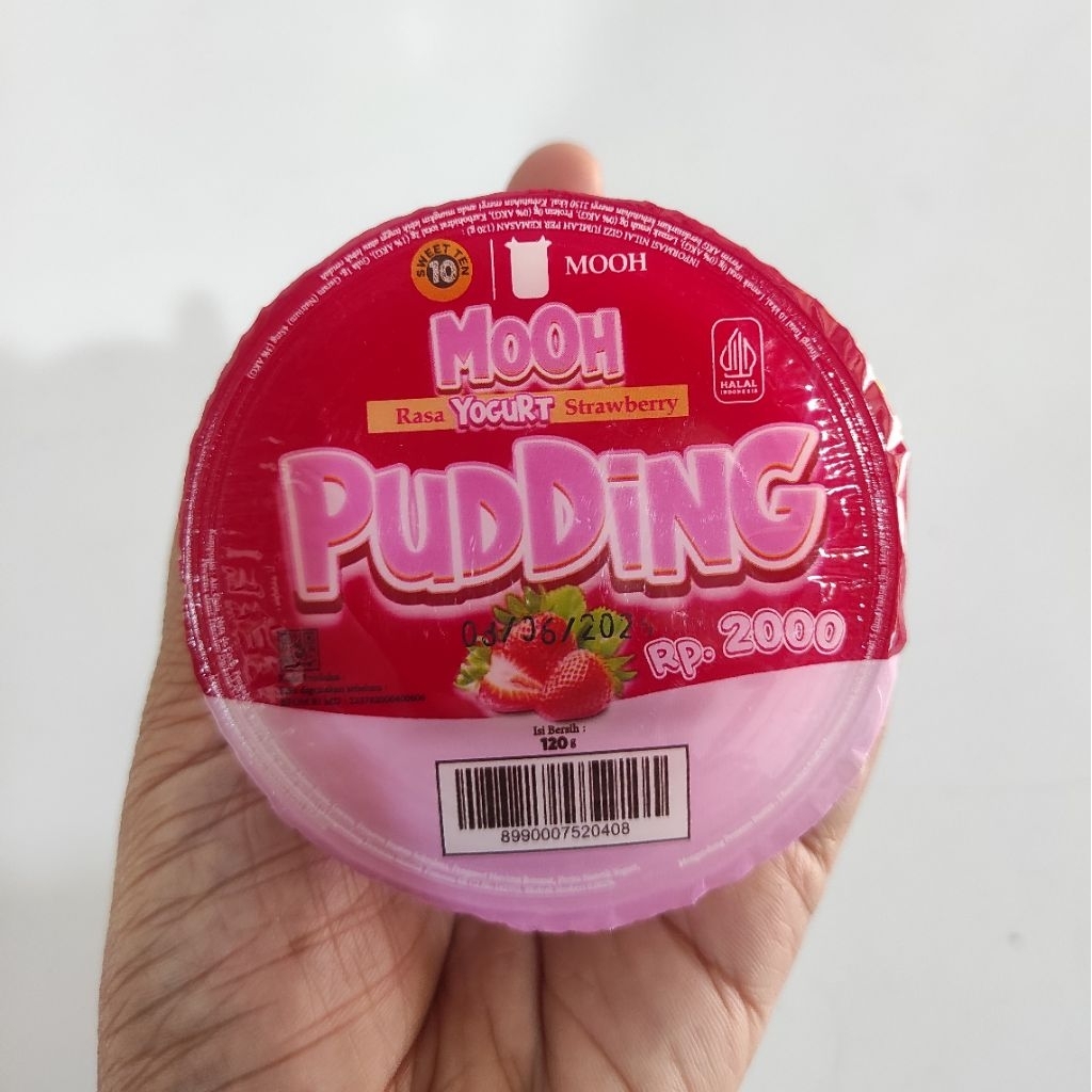 

Mooh pudding strawberry