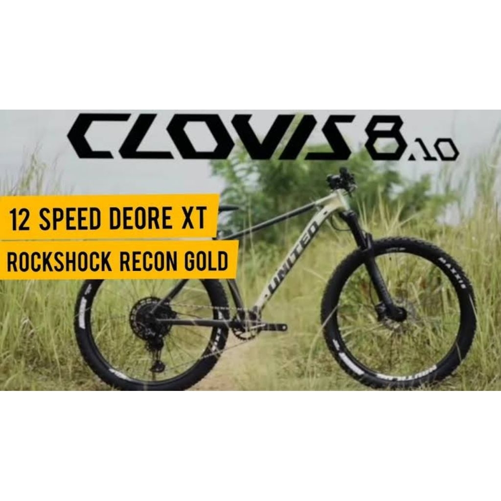 United Clovis 8.10 XT M8100 di atas Polygon Xtrada