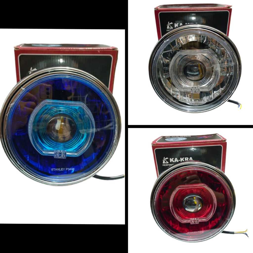 Reflektor Lampu Depan Ninja Ss plus Biled Projie Headlamp Reflektor Lampu Depan Ninja Ss Ninja R bul