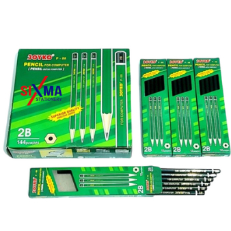 

JOYKO PENSIL 2B PENCIL FOR COMPUTER HEXAGONAL GRIP P-88 1 GROSS/12 Lusin