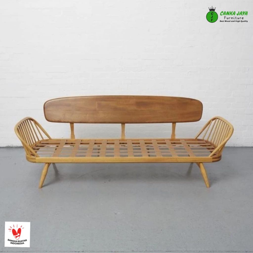 CANKA - Kursi Tamu Sofa Santai Murah Model Terbaru Kayu Jati Kuat Kokoh