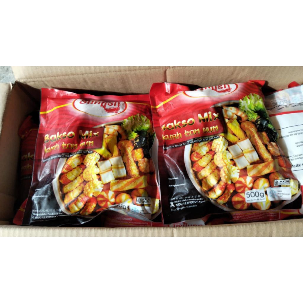 

Sunfish Bakso Mix Kuah Tomyam 500 gram