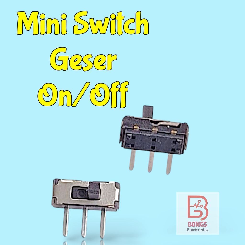 Mini Switch Slide Geser ON/OFF 3 Pin