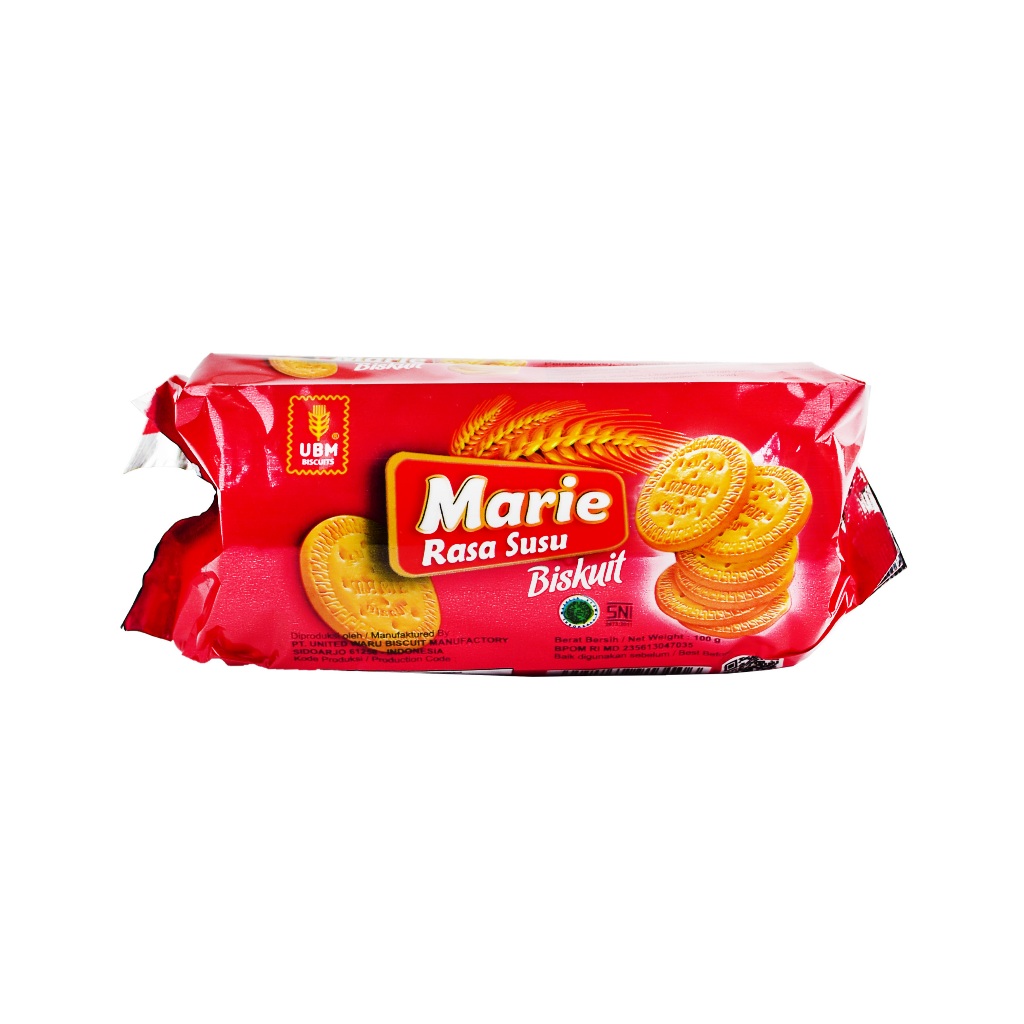 

Biskuit Marie Susu UBM 100 gr Biscuit