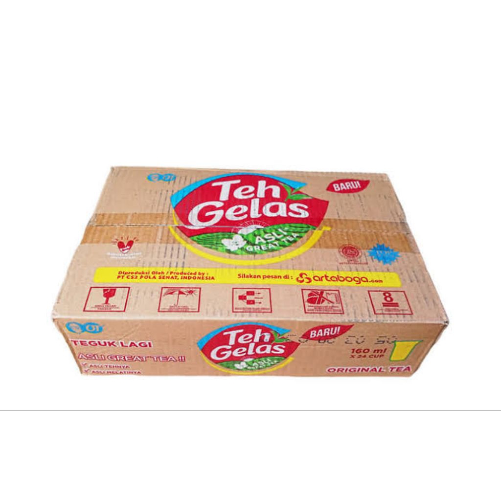 

TEH GELAS 24PCS (TOLONG BACA DESKRIPSI)
