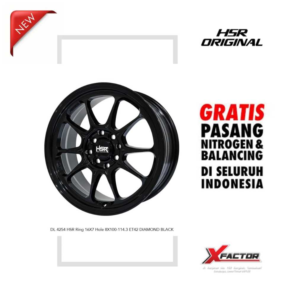 VELG MOBIL R16 HSR DL HSR R16X7 H 4X100 - 4X114,3 ET42