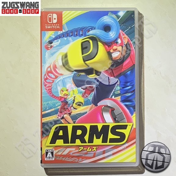 ARMS nintendo switch card game cartridge 2nd bekas