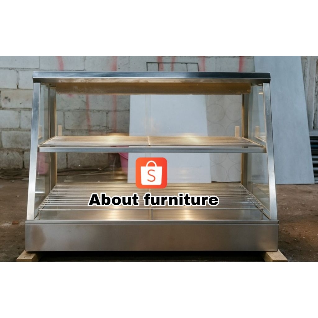 Food warmer / Food warmer display / Etalase food warmer / Etalase makanan stainless