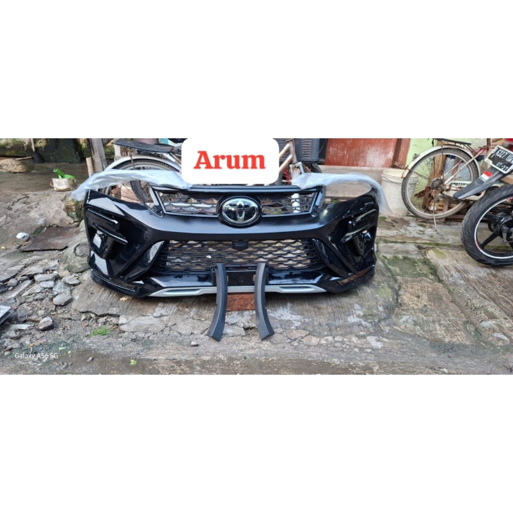 bemper depan fortuner vrz legender komplit