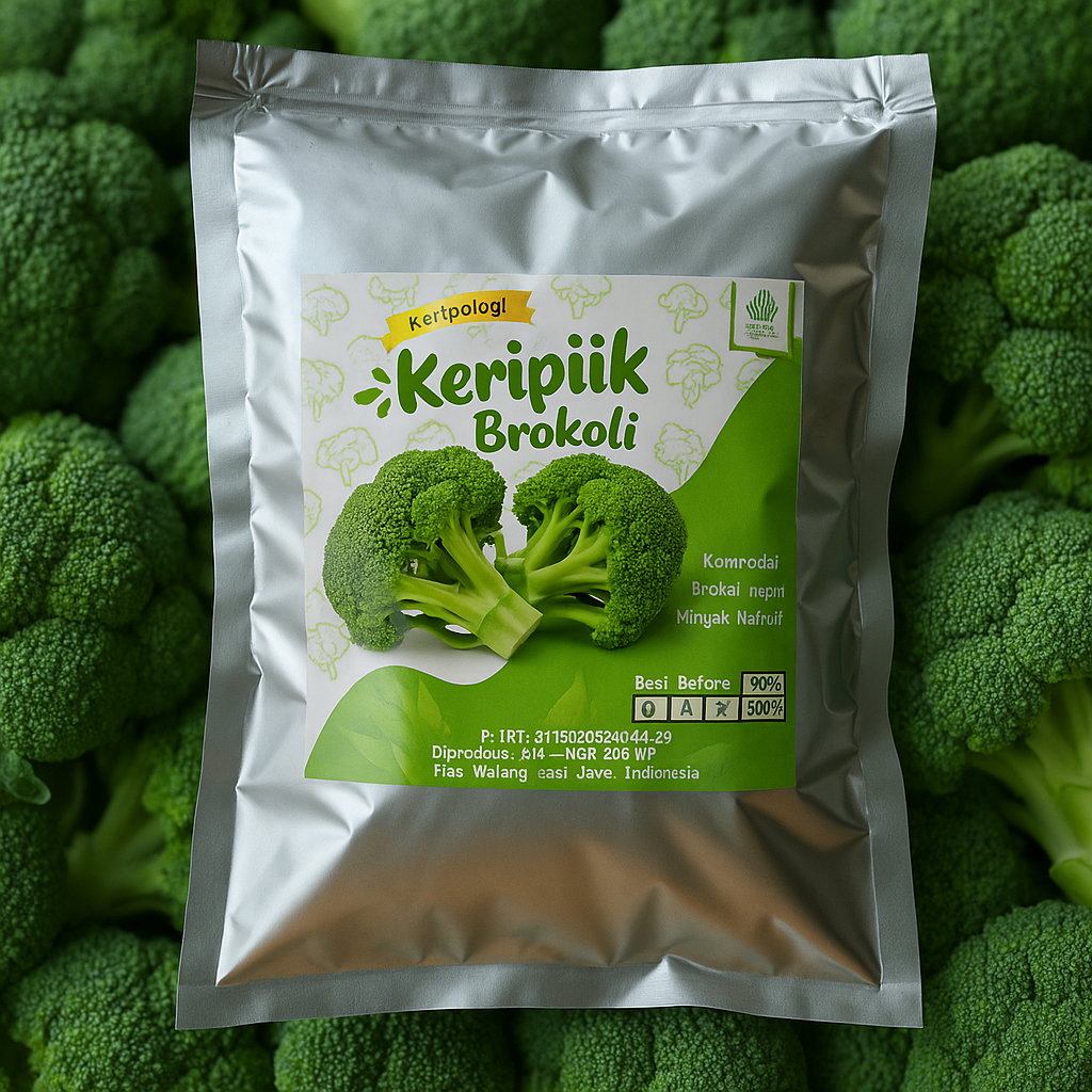 

KERIPIK BROKOLI ASLI KUALITAS SUPER 100gr GROSIR