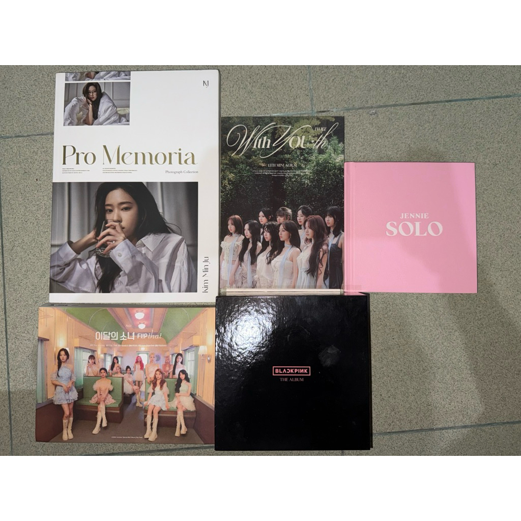 ALBUM ONLY twice kim minju blackpink loona flip that pro memoria the album i got you with you k