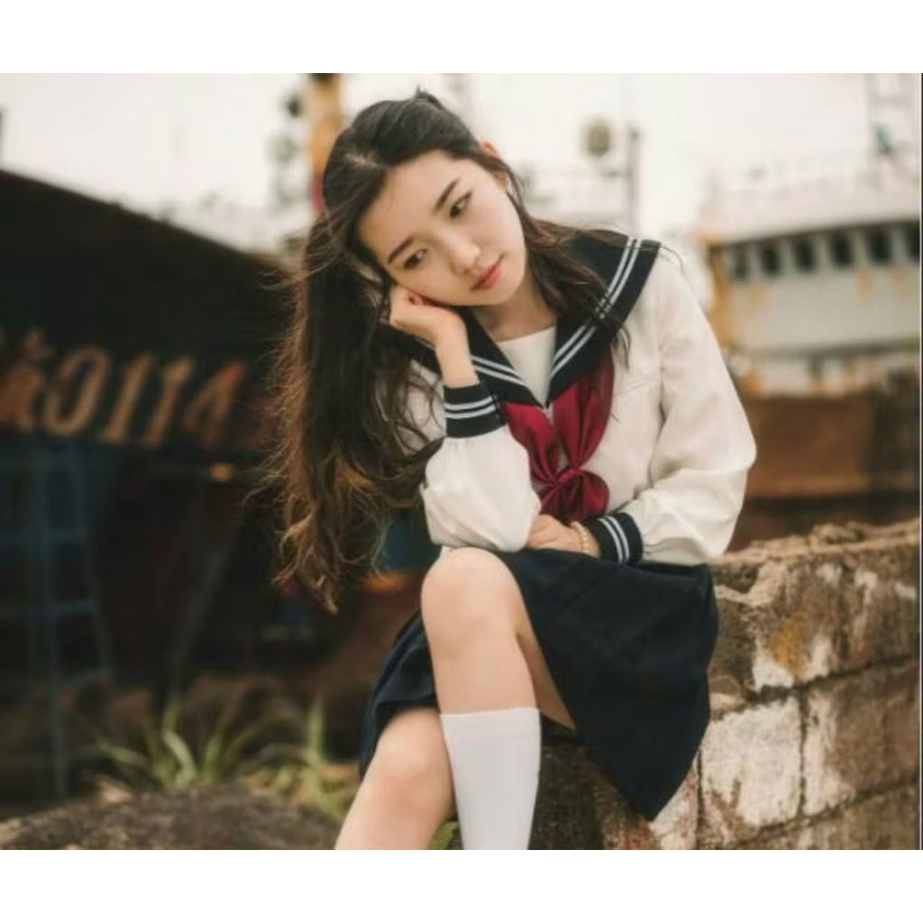 SEIFUKU hight cuality japan korea uniform cosplay poto shot seragam sekolah jepang