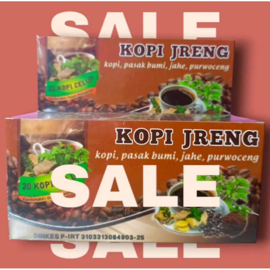 Kopi Jreng Celup | Menambah Stamina Isi 20 | kopi celup praktis