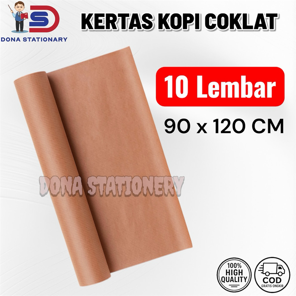 

KERTAS KOPI / Kertas Sampul Coklat 90x120 cm / Kertas Kado Coklat / Kertas Payung