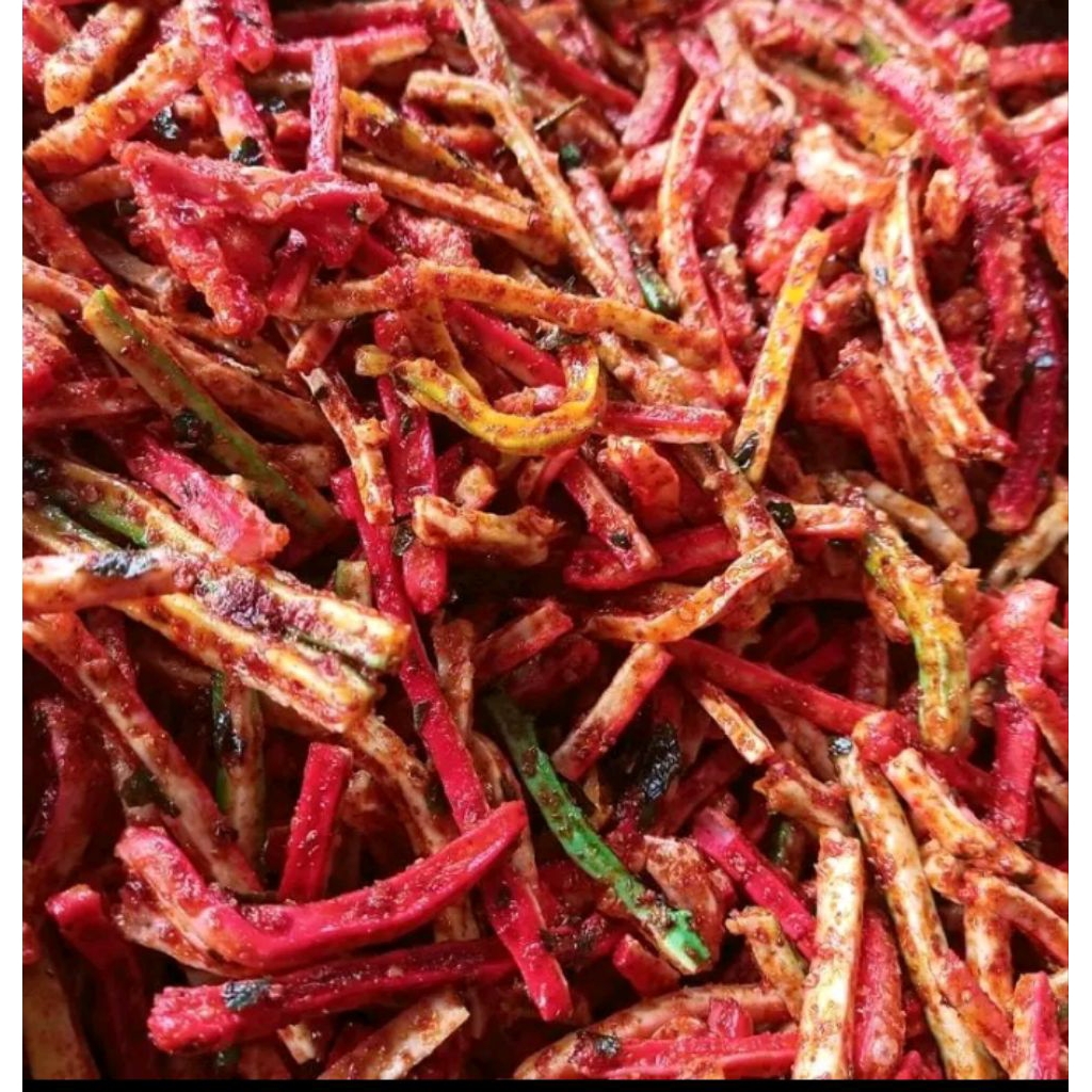 

Seblak kering jaat beton pedas gurih daun jeruk