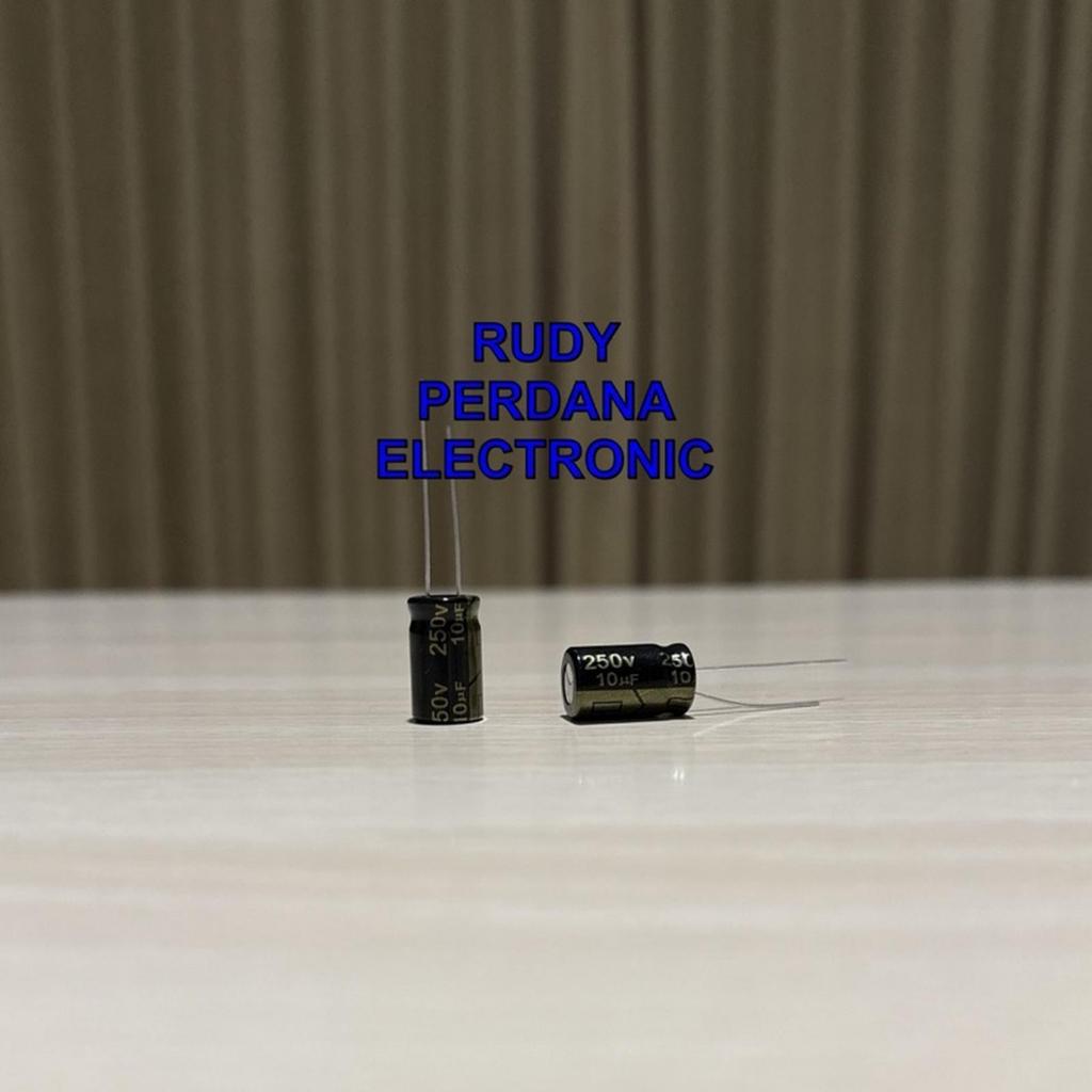 KAPASITOR ELCO ELKO 10UF 250V 10 UF 250 VOLT