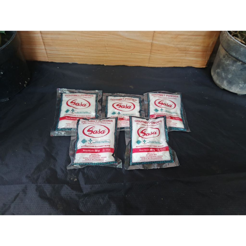 

(5 pcs) SASA MSG 50g/ penguat rasa/ micin