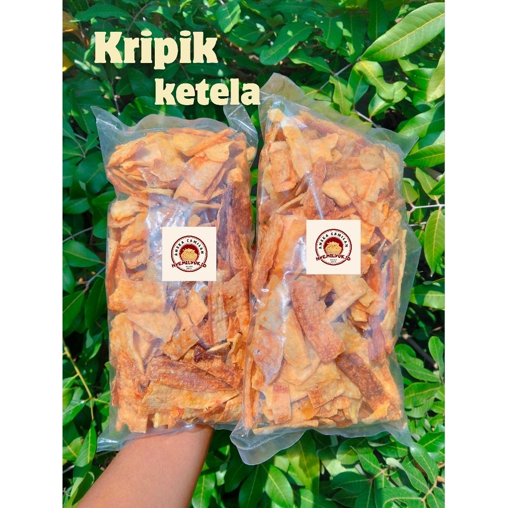 

Kripik ketela pedas manis kemasan 250gr | Camilan pedas & gurih