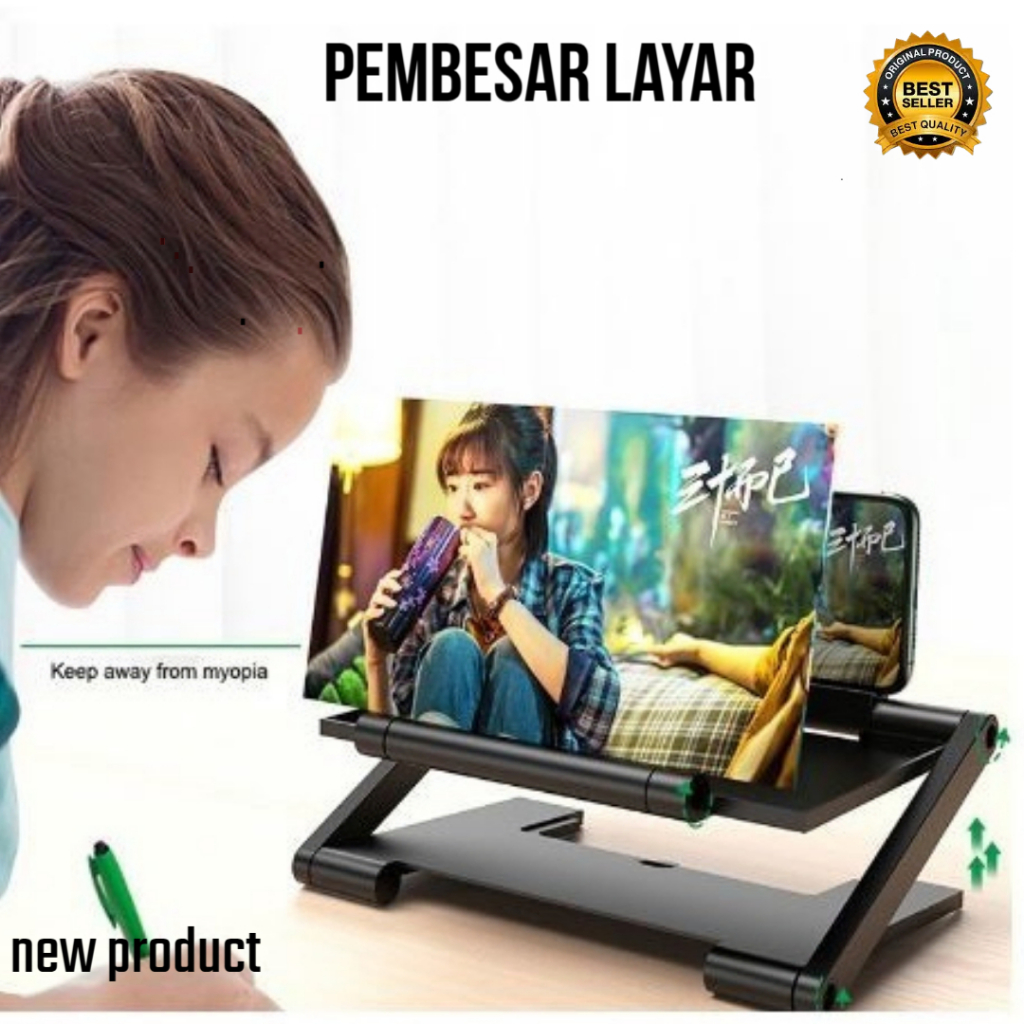 [ BISA COD ] Pembesar Layar Hp 3D F6 F 6 Kaca Pembesar Layar Enlarge Screen Bisa COD