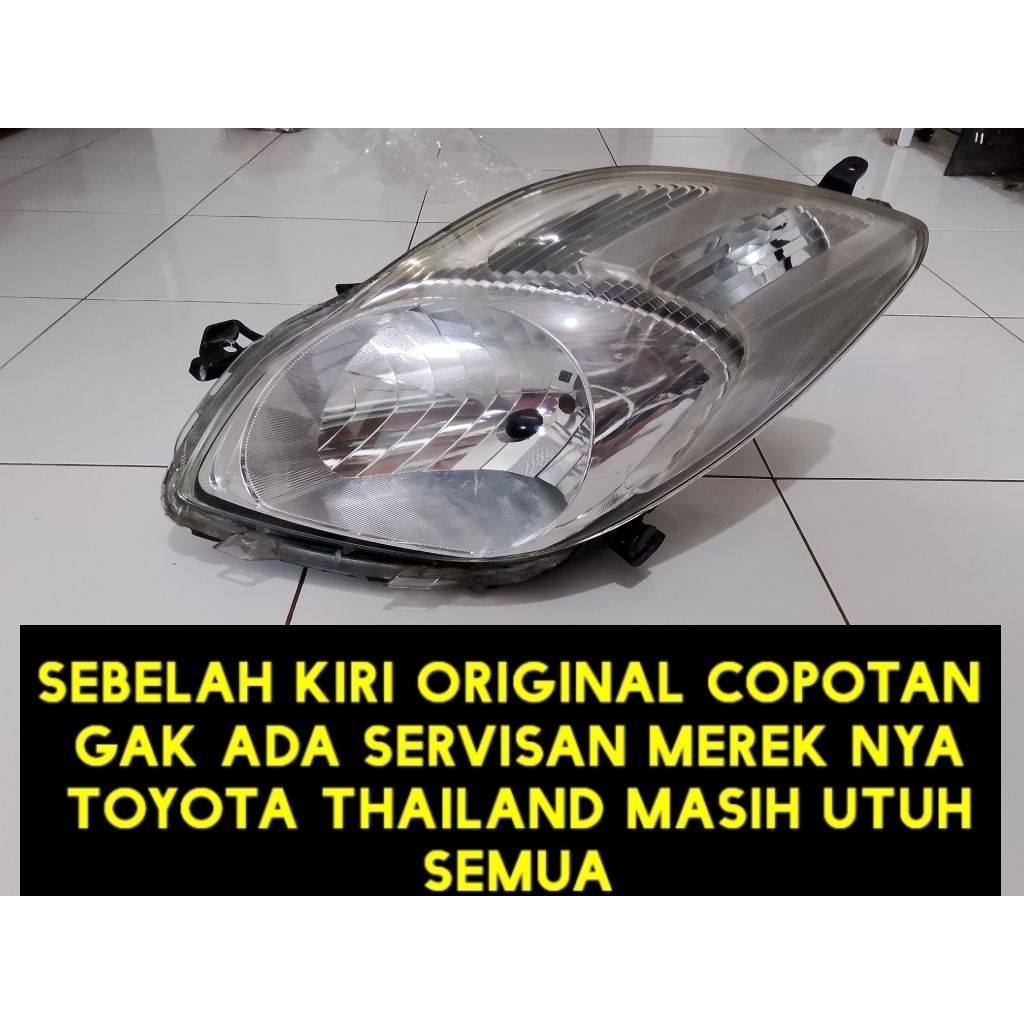 headlamp lampu depan Yaris 2009 2010 2011 2012 2013
