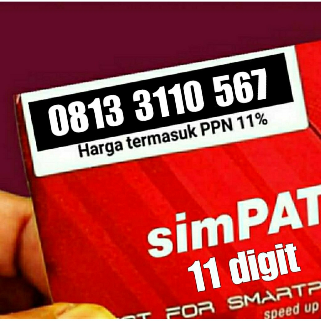 SIMPATI 11 DIGIT CANTIK URUT NAIK  3311  567 0567