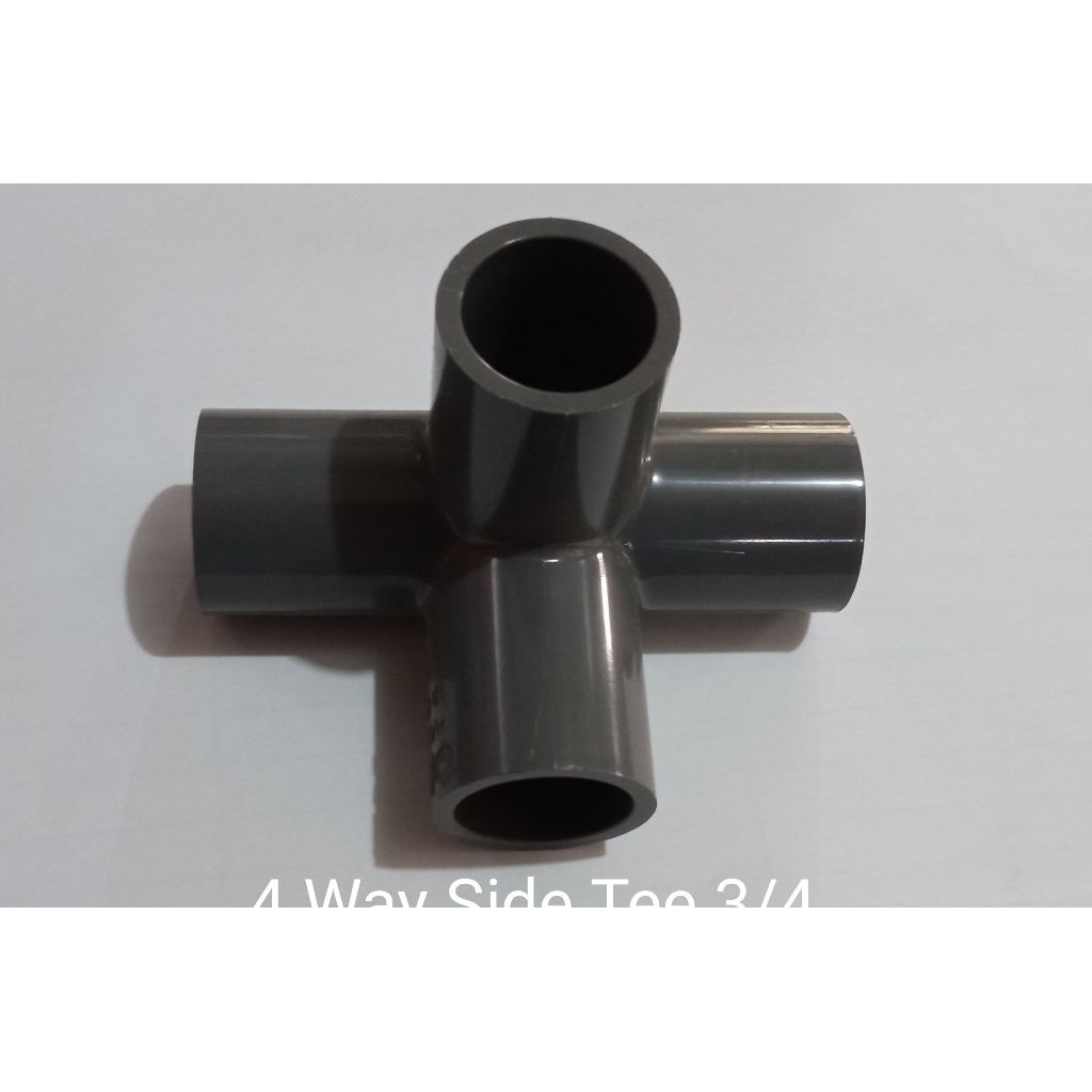 Tee Cabang 4 way side/PVC/SCG