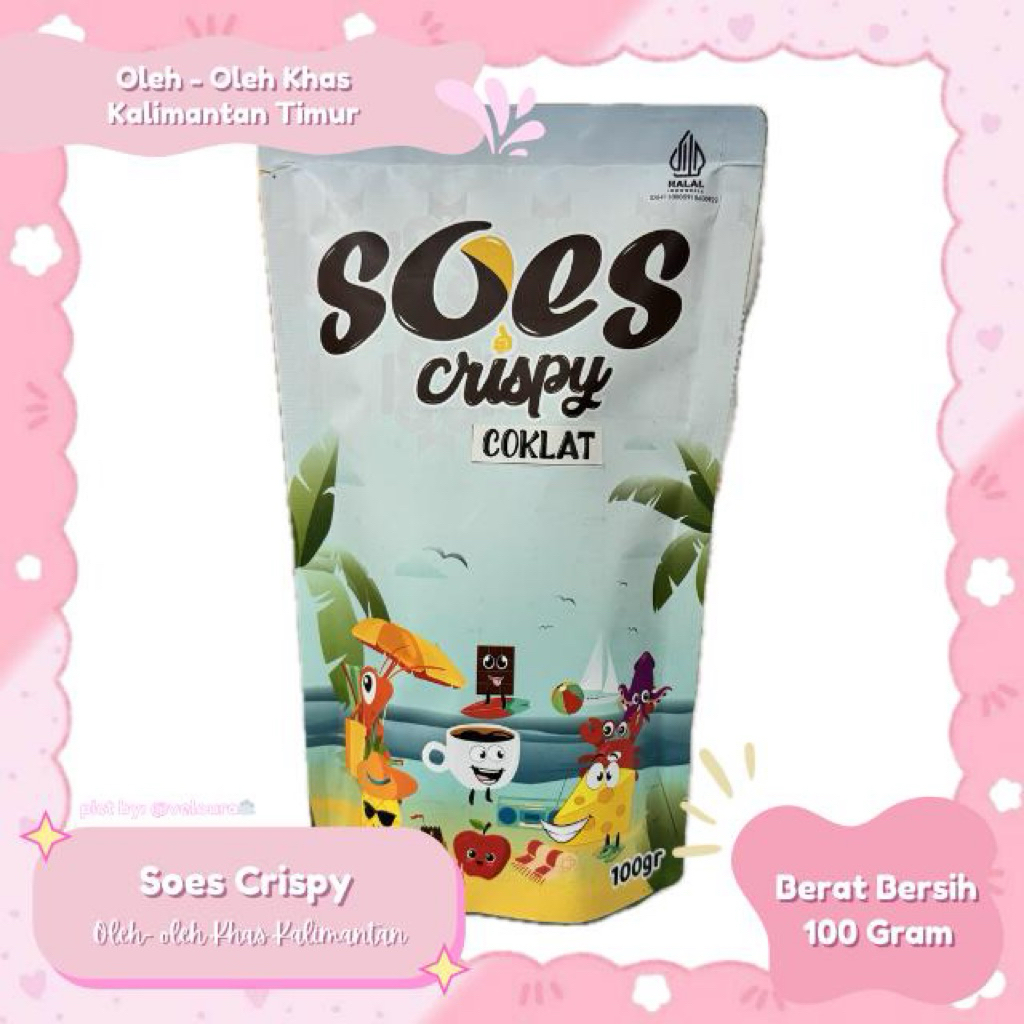 

Soes Crispy Coklat 100g - Snack Kue Soes Renyah Oleh-Oleh Samarinda