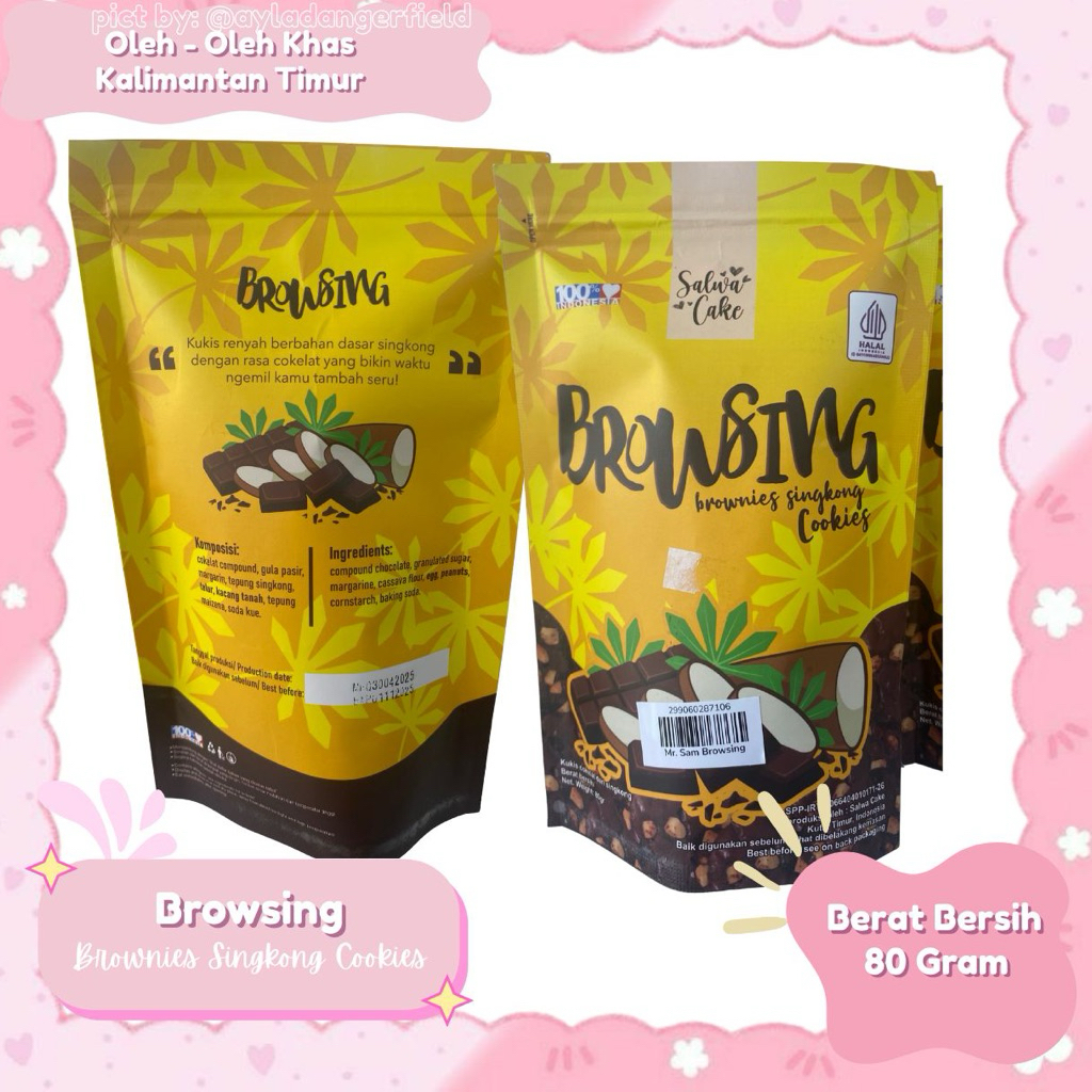 

SALWA'S CAKE - Browsing Brownies Singkong Cookies