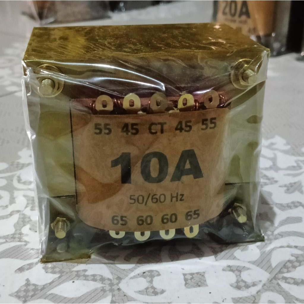 Trafo 10A CT 65V mini Trafo  RM 10A CT 65V Tembaga
