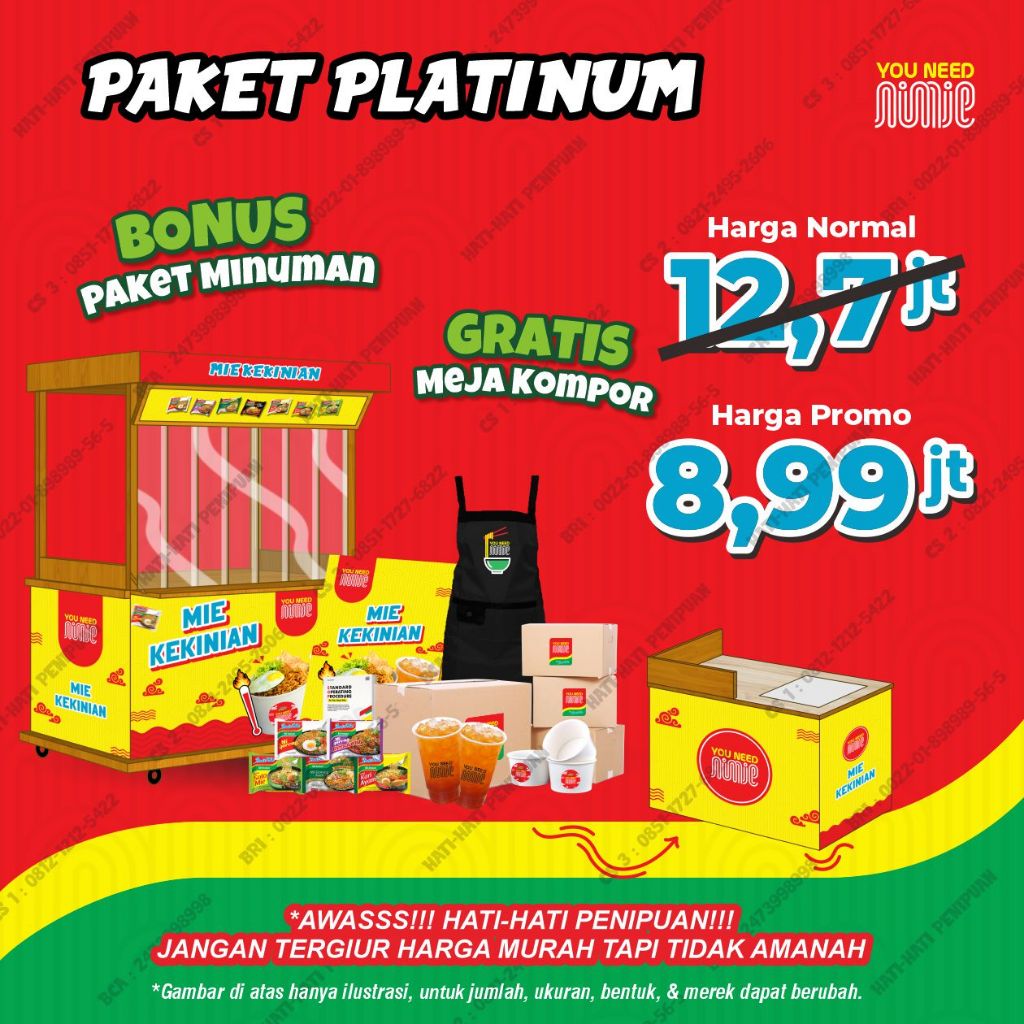 

Paket Usaha Warmindo Siap Jualan tanpa ribet - Paket Platinum