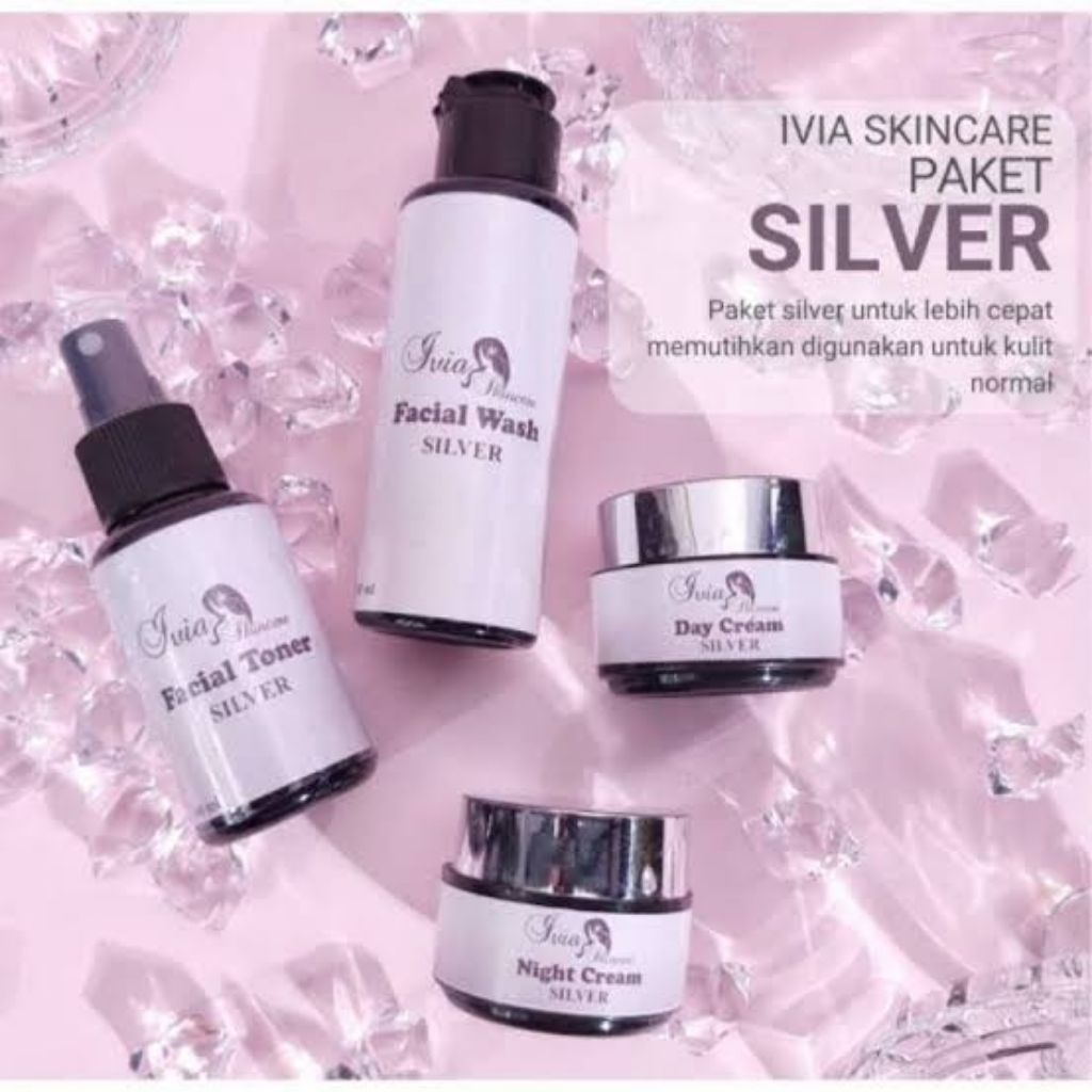 ivia paket silver platinum sepaket ivia skincare ori