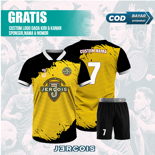 JERCOIS | CUSTOM JERSEY BOLA | CUSTOM JERSEY FUTSAL | CUSTOM JERSEY BADMINTON | CUSTOM JERSEY SATUAN