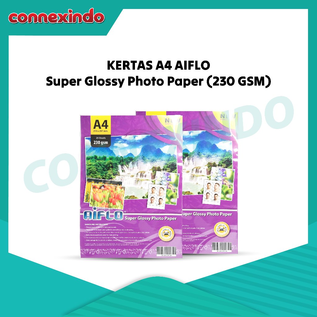 

AIFLO Profesional Glossy Photo Paper A4 230 Gram 20sheets
