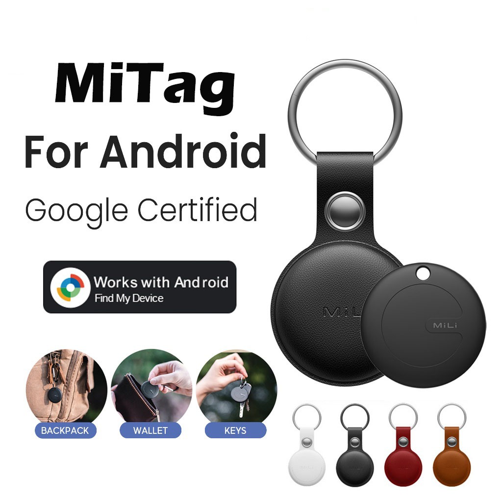 【Android】MiLi MiTag Go GPS Bluetooth Tracker - Tahan Air IP65, Perlindungan Privasi, Kompatibel Andr