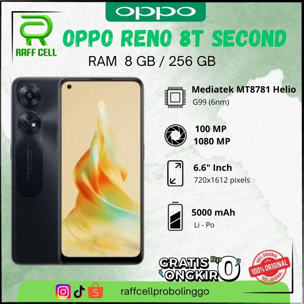 OPPO RENO 8T SECOND