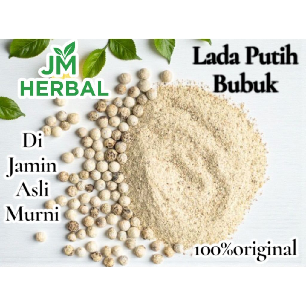 

Lada Putih Bubuk Murni 1kg/Bubuk Lada Putih 1Kg Murni