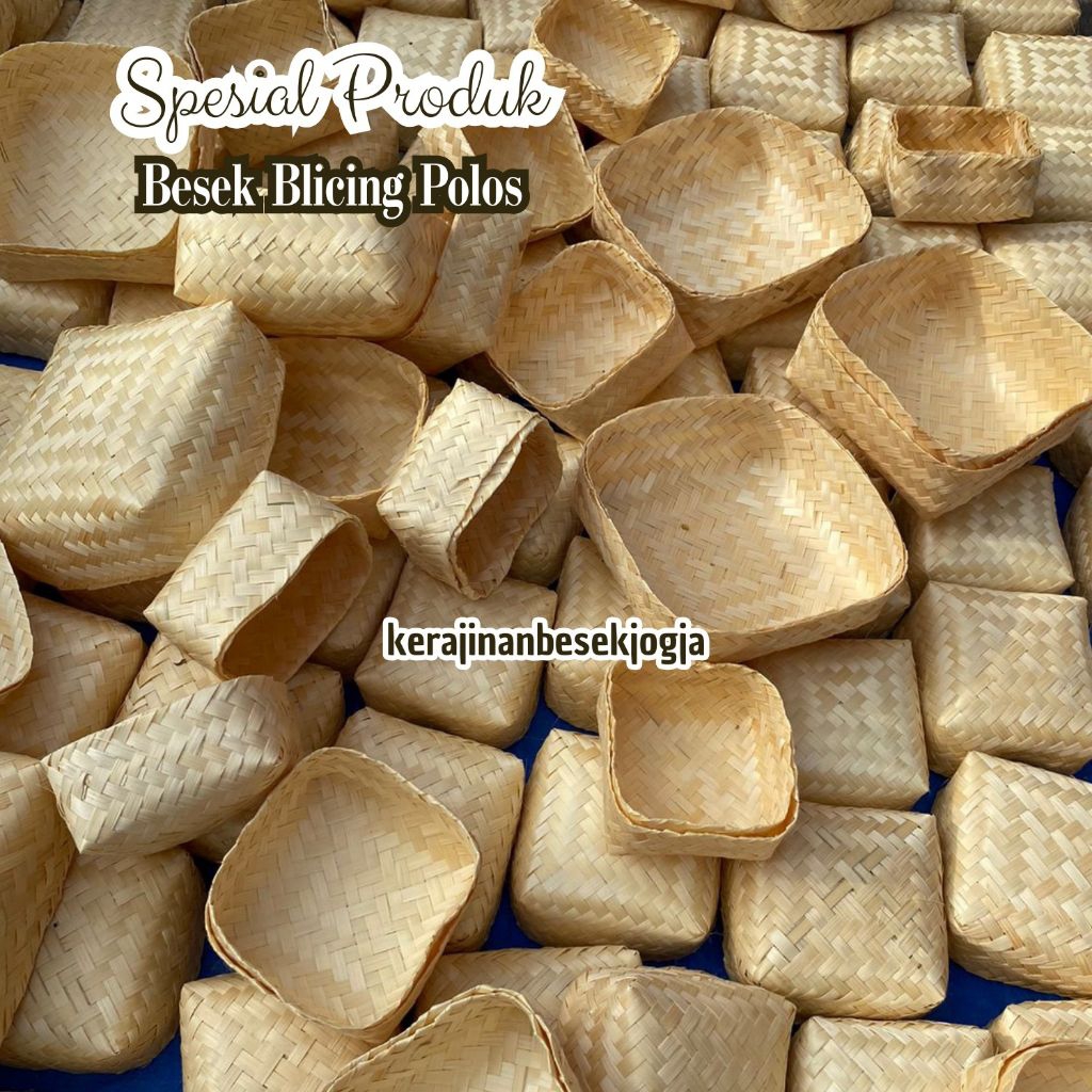 BESEK BAMBU BLICING |  besek putih besek bersih besek rustic besek murah besek nasi kotak nasi besek