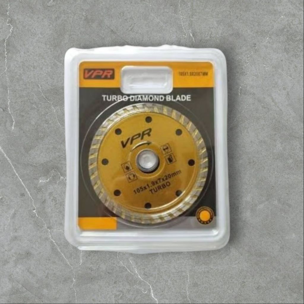 mata pisau potong keramik basah kering turbo VPR
