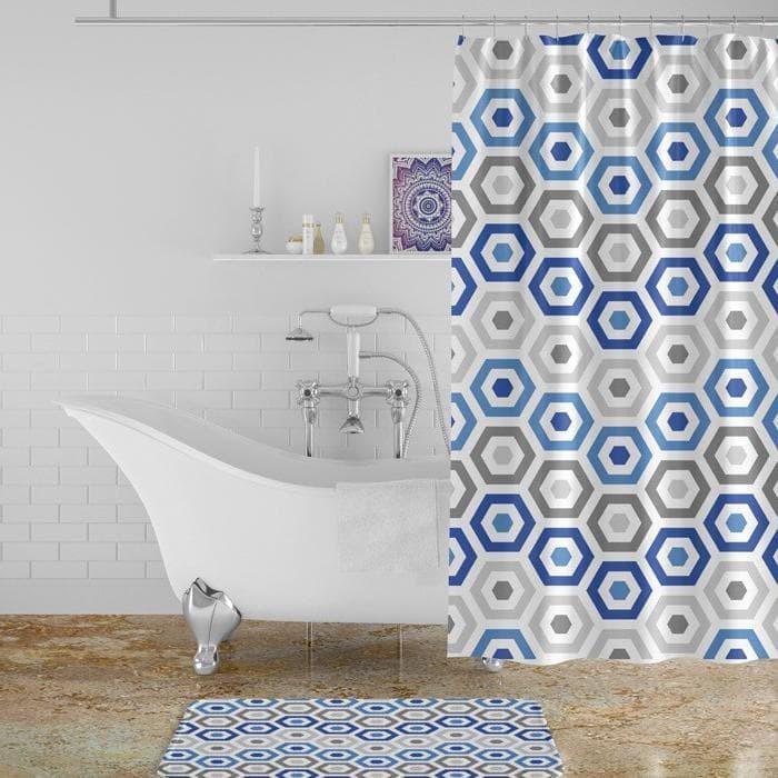 Tirai Kamar Mandi Plastik - Gorden Kamar Mandi Anti Air