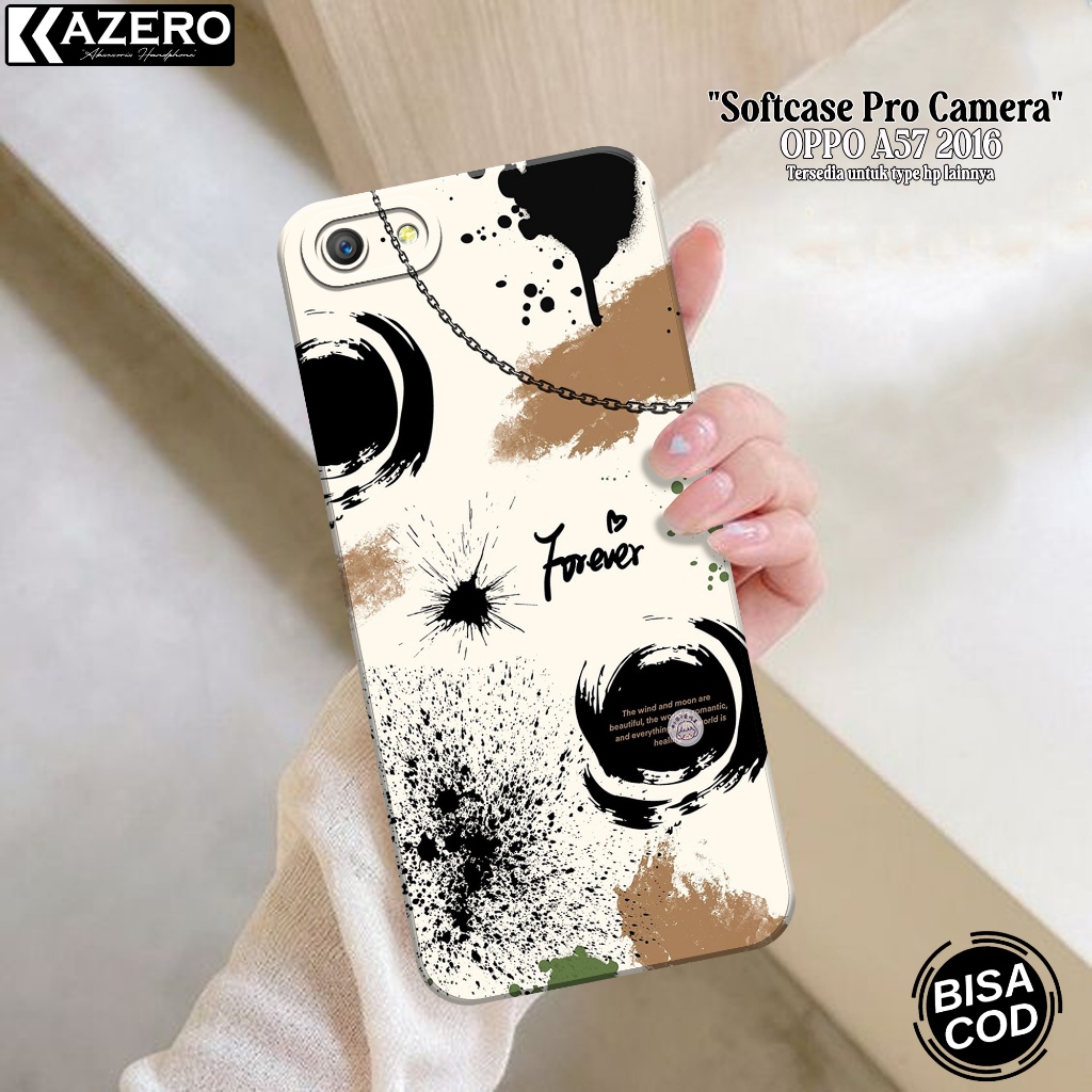 Case Hp OPPO A57 2016 Fashion Case Aesthetic Silikon Pro Camera Softcase Case Hp OPPO A57 2016 Silik