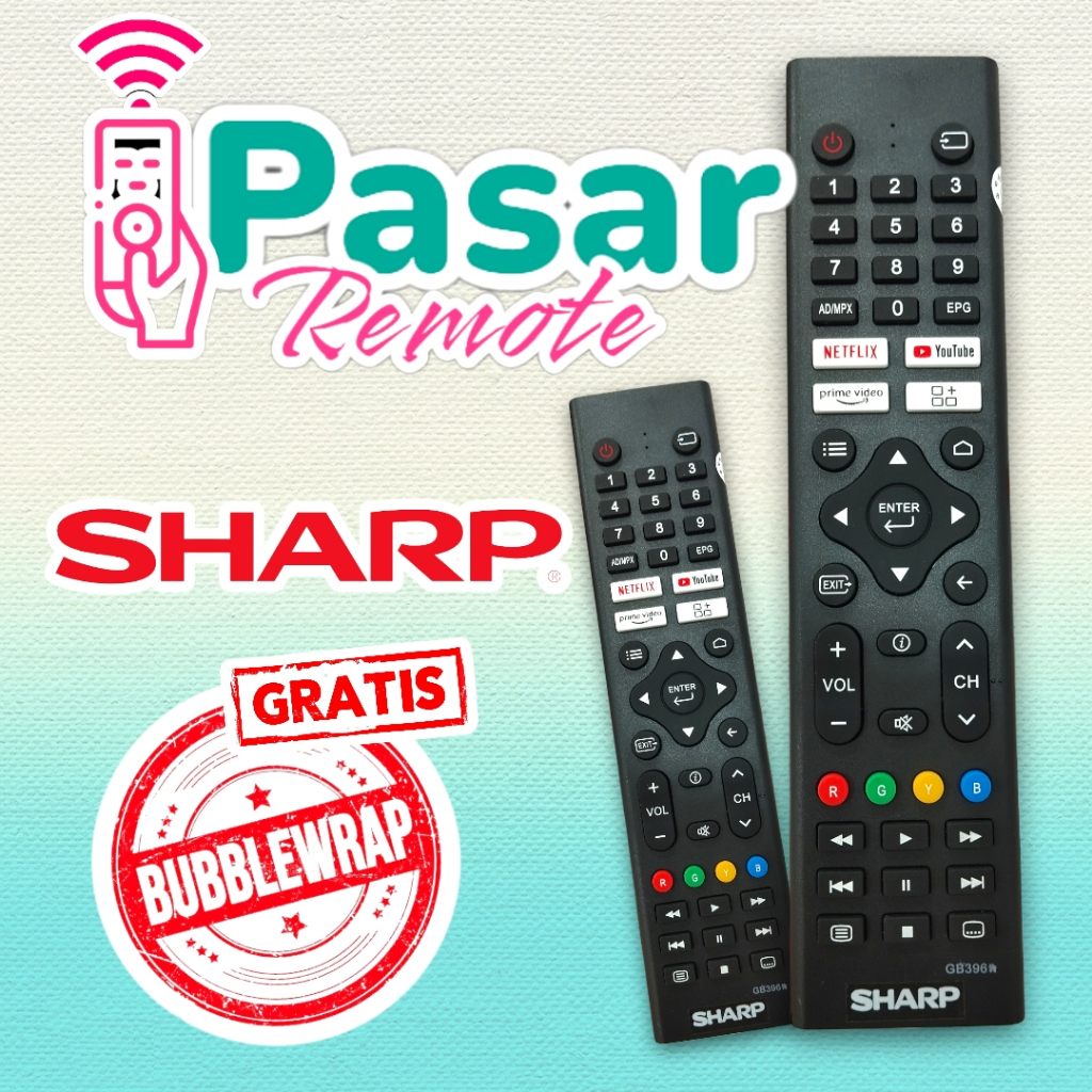 REMOTE TV SHARP SMART / ANDROID GB396WJSA