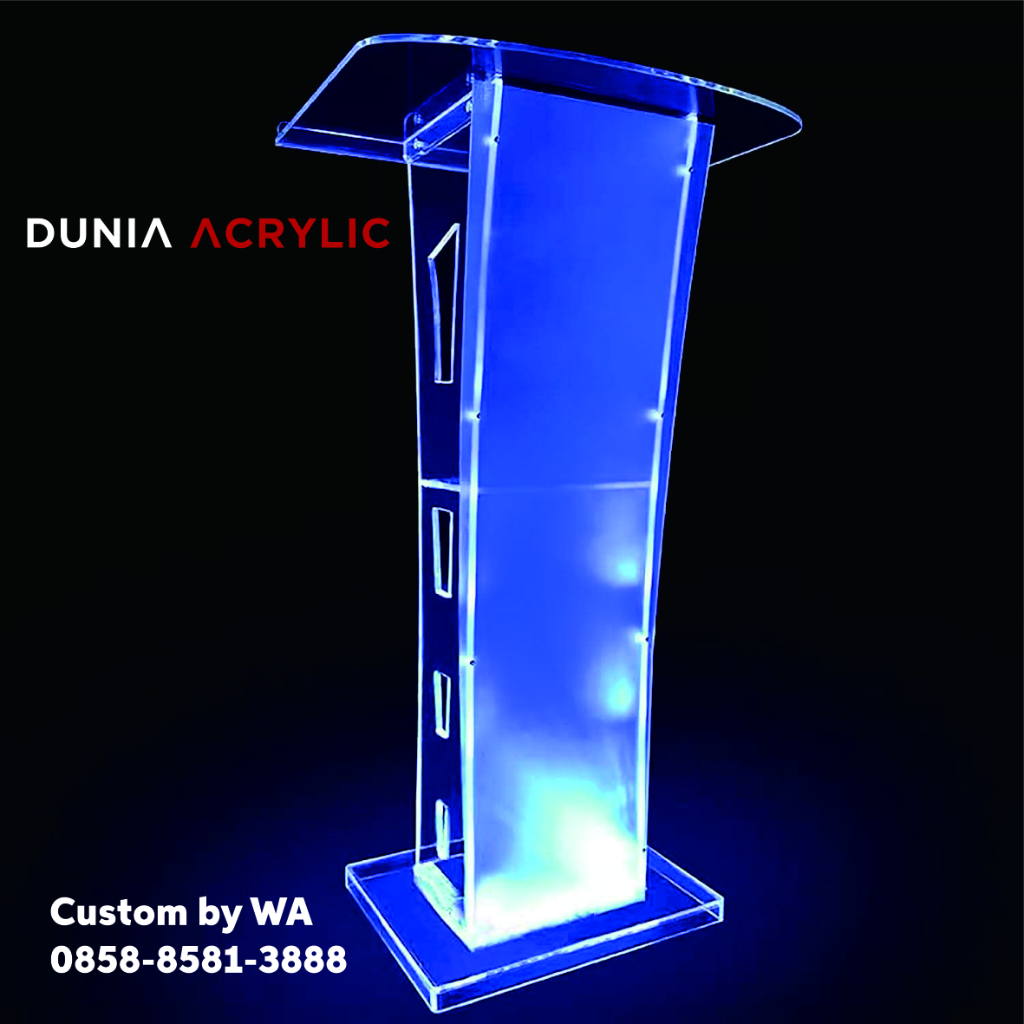 PODIUM ACRYLIC/MEJA MIMBAR/AKRILIK PODIUM