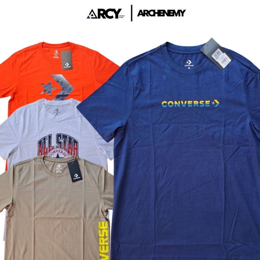 Kaos Converse Original Pria Men's T-Shirt Sport Station