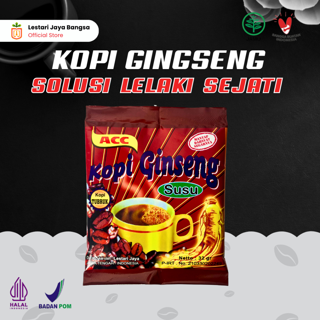 

Kopi Gingseng ACC – Herbal Stamina Pria
