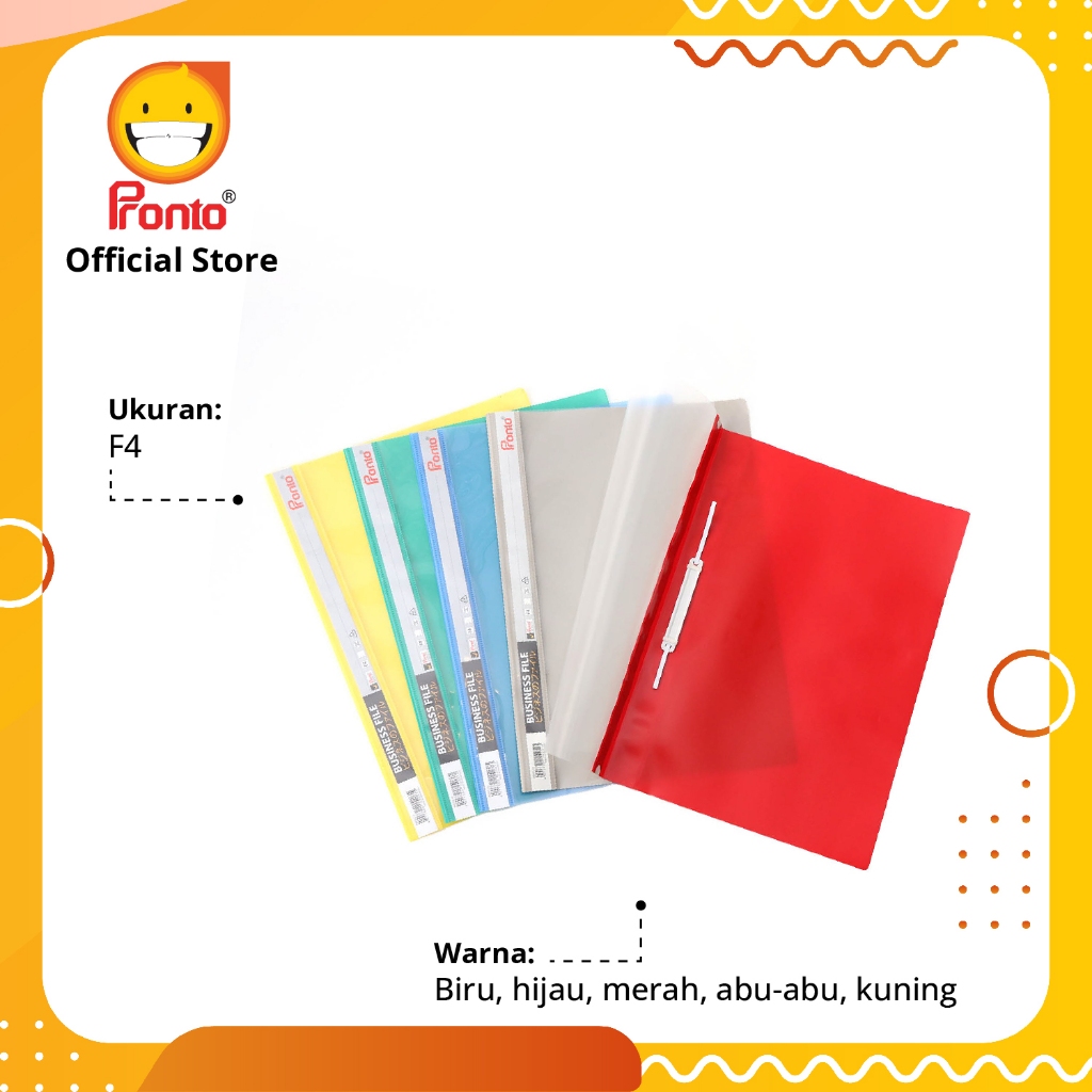 Pronto Map Plastik Clear Sleeves F4