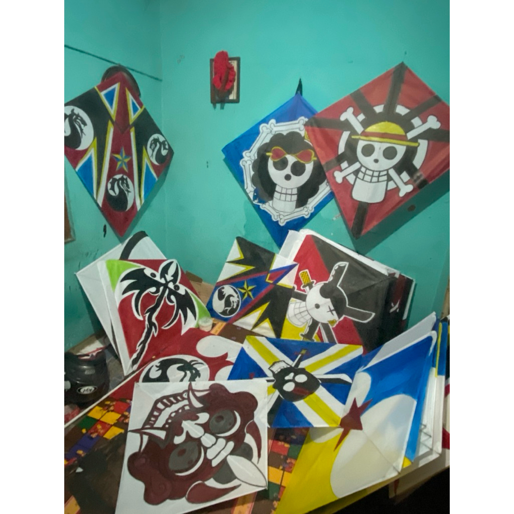 LAYANG LAYANG BESAR UKURAN 115/110 cm asli garut isi 20 pcs