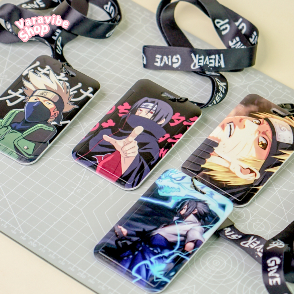 

ID Card Anime Naruto Gantungan Lanyard ID Card Holder Anime Name Tag