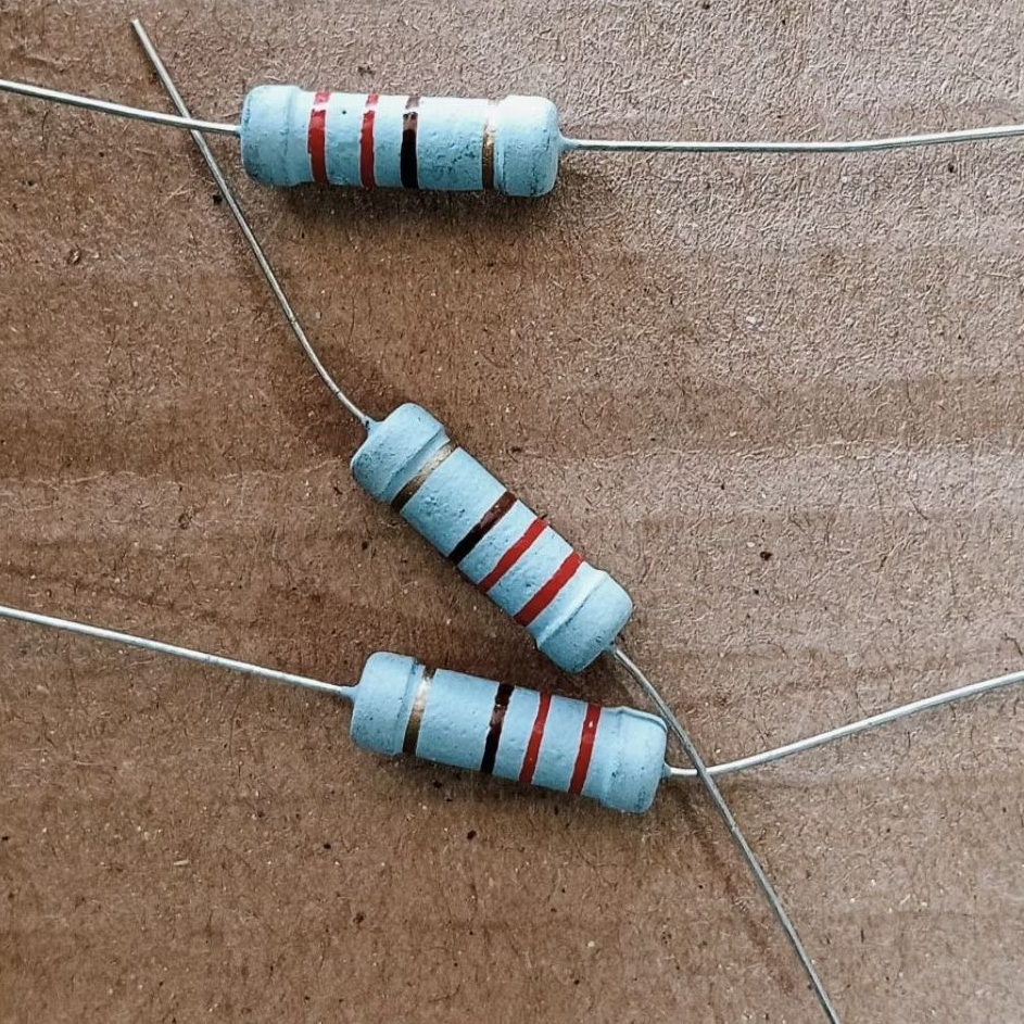 Resistor R tahanan/hambatan 220 ohm 2 watt