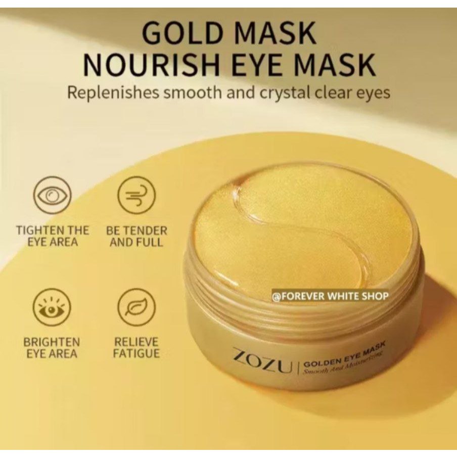 [NEW] 60 Lembar Termurah  Masker Mata Collagen Emas 24k Gold / Masker Mata Panda Kantung / Masker Ma